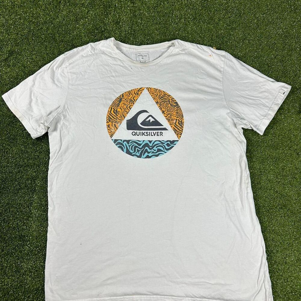 Quiksilver Men's White T-shirt